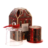 Lumanare parfumata caramel sarat, 140 g, burgundy, Christmas - Simona's Christmas