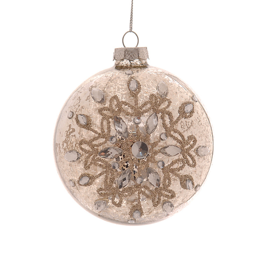 Glob din sticla, auriu, 10 cm, Xanthe - Simona's Christmas