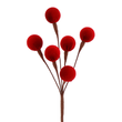 Ramura decorativa, burgundy, 42 cm - Simona's Christmas