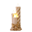 Decoratiune 3 lumanari LED, alb, 41 cm - Simona's Christmas