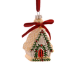 Ornament pentru brad casuta, alb, 8 cm, Finja - Simona's Christmas