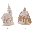 Ornament casuta, auriu, 12.7cm, Hiazinta - Simona's Christmas