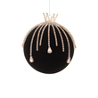 Glob din sticla, negru, 10 cm, Michael - Simona's Christmas