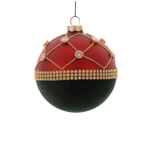 Glob din sticla, multicolor, 12 cm, Natale - Simona's Christmas