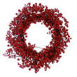 Coronita decorativa, rosu, 61 cm, Cardinal - Simona's Christmas