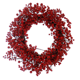 Coronita decorativa, rosu, 61 cm, Cardinal - Simona's Christmas