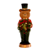 Decoratiune urs spargator de nuci cu LED, 61 cm, Theodore - Simona's Christmas