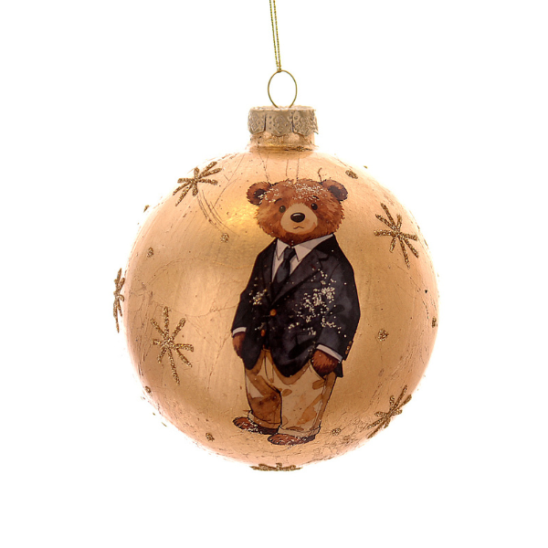 Glob din sticla, auriu, 10 cm, Ralph - Simona's Christmas