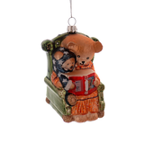 Ornament pentru brad urs, 10 cm, Comfy - Simona's Christmas