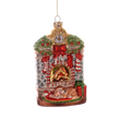 Ornament pentru brad din sticla, 16 cm, Fireplace - Simona's Christmas