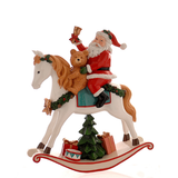Decoratiune Mos Craciun, 35 cm, Rocking - Simona's Christmas