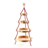 Etajera cu 4 niveluri, auriu, 120 cm, Xmas - Simona's Christmas