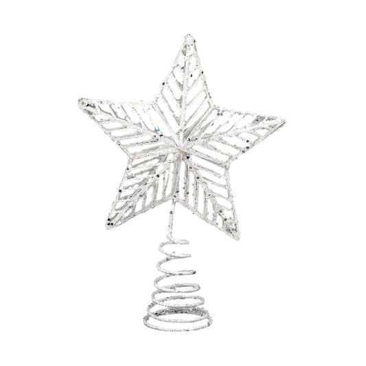 Varf de brad Astro, alb, 20 cm - SIMONA'S Christmas