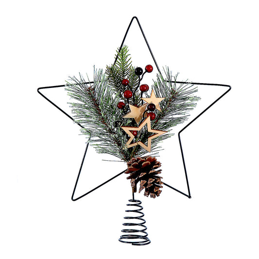 Varf pentru brad Nature's Stars, 34 cm, SIMONA'S CHRISTMAS