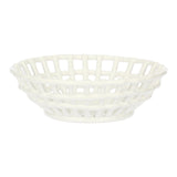 Vas central, alb, 29 cm, Catturata - SIMONA'S COLLECTION