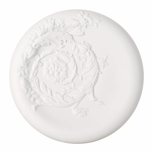 Vas central decorativ, 35 cm, Barocco 3D White - VERSACE