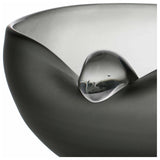 Vas central din sticla, gri, 22 cm, Misciolgo - SIMONA'S COLLECTION