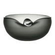 Vas central din sticla, gri, 22 cm, Misciolgo - SIMONA'S COLLECTION