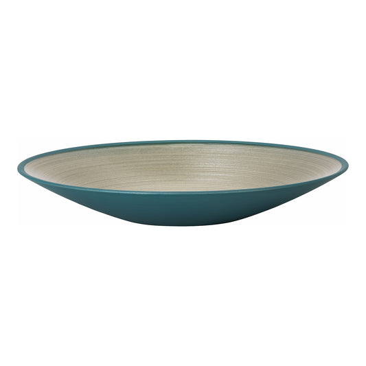 Vas central din sticla, verde, 31 cm, Glass Bowls - ROSENTHAL