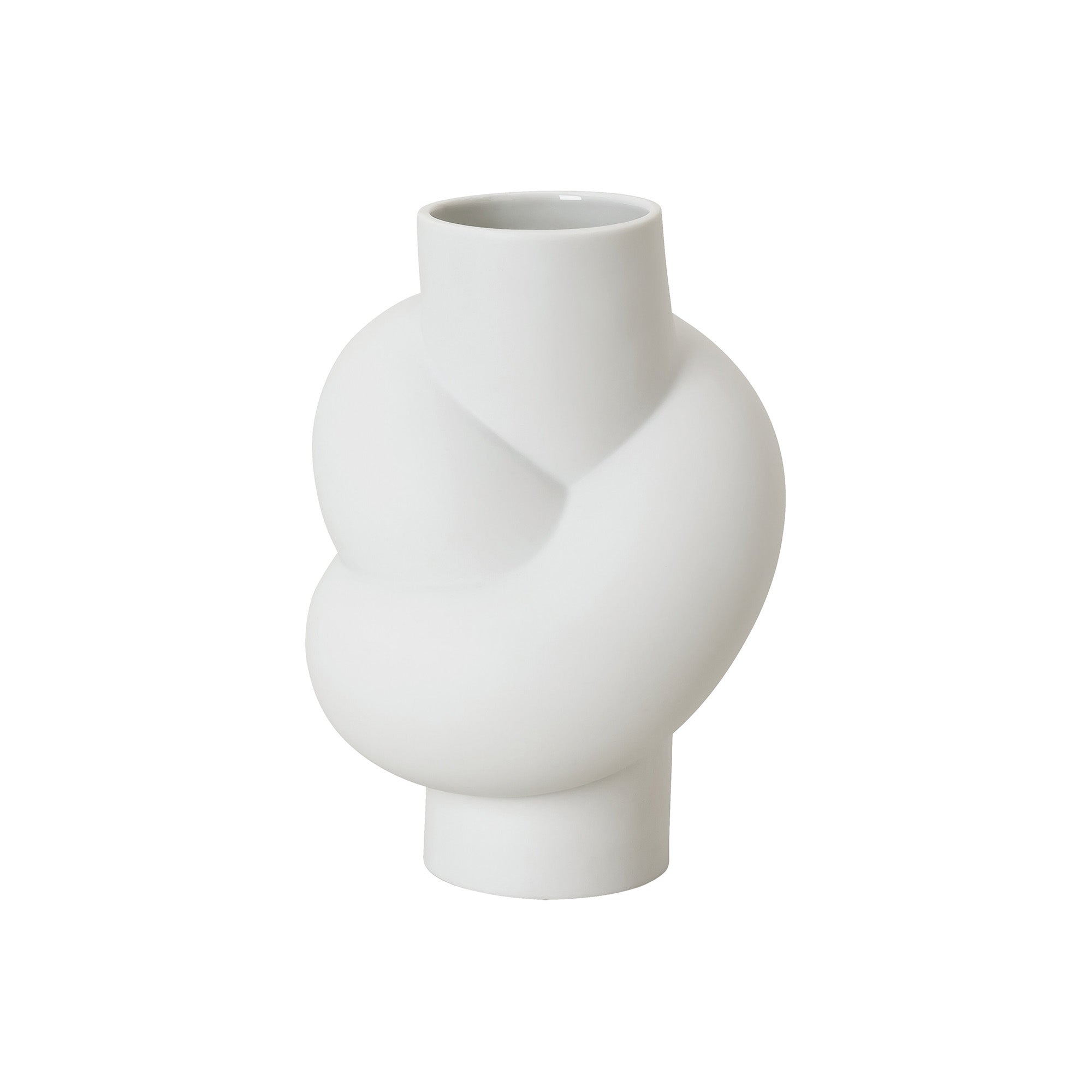 Vaza alba din portelan, 14 cm, Node White - ROSENTHAL