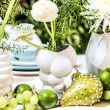 Vaza alba din portelan, 14 cm, Skum White Mat - ROSENTHAL