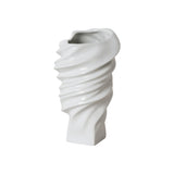 Vaza alba din portelan, 15 cm, Squall White by Cedric Ragot - ROSENTHAL