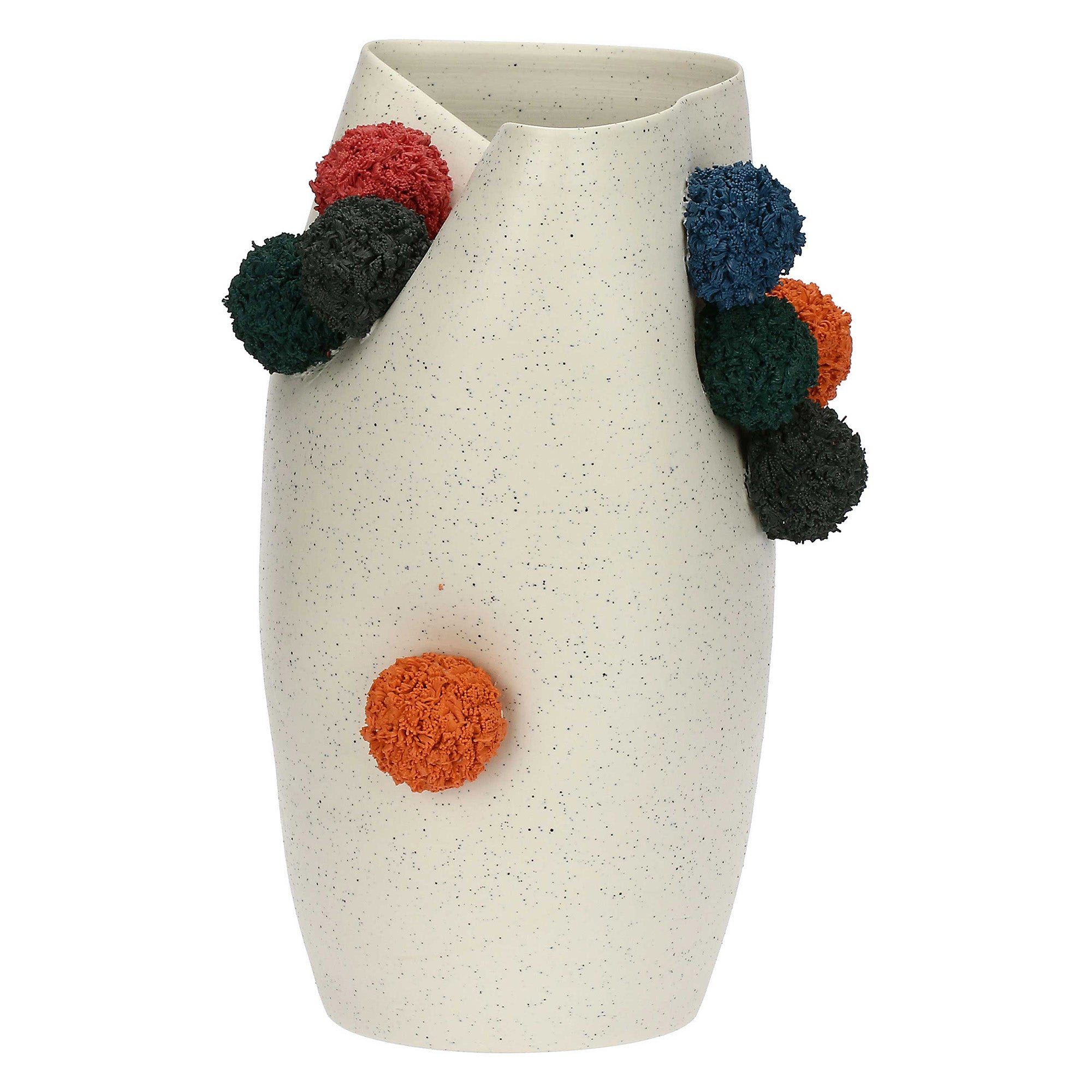 Vaza din ceramica, 21x35 cm, Pompompon - SIMONA'S COLLECTION