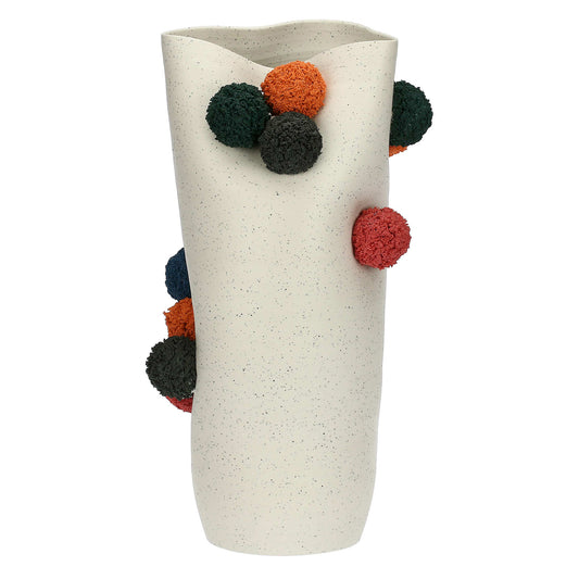 Vaza din ceramica, 23x44 cm, Pompompon - SIMONA'S COLLECTION