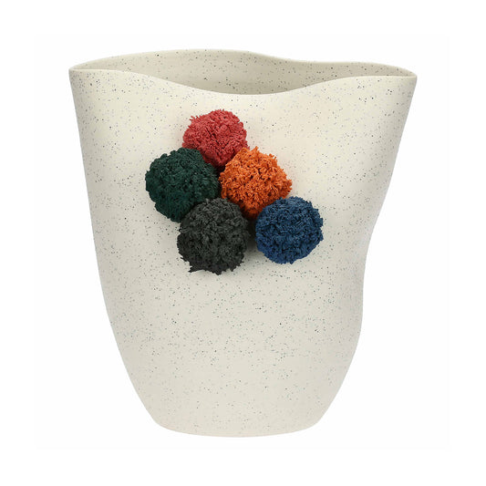 Vaza din ceramica, 25x28 cm, Pompompon - SIMONA'S COLLECTION