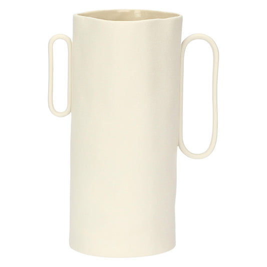 Vaza din ceramica, alb, 20x27 cm, Portami - SIMONA'S COLLECTION