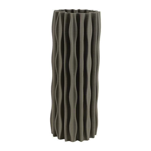 Vaza din ceramica, Atena, gri, 16x40 cm - SIMONA'S COLLECTION