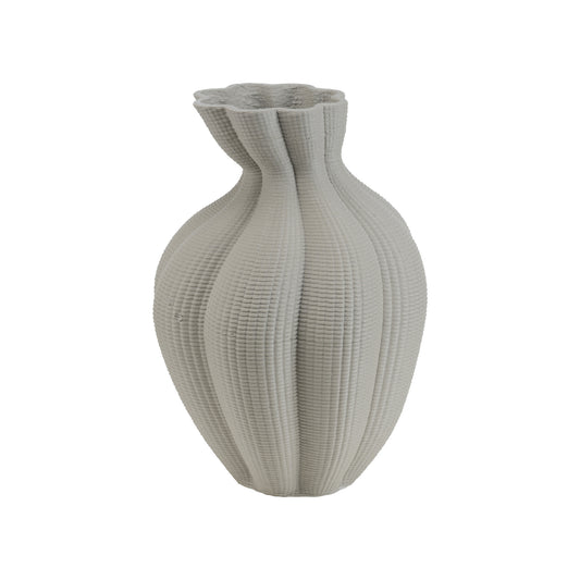 Vaza din ceramica, Atena, gri, 18x28 cm - SIMONA'S COLLECTION