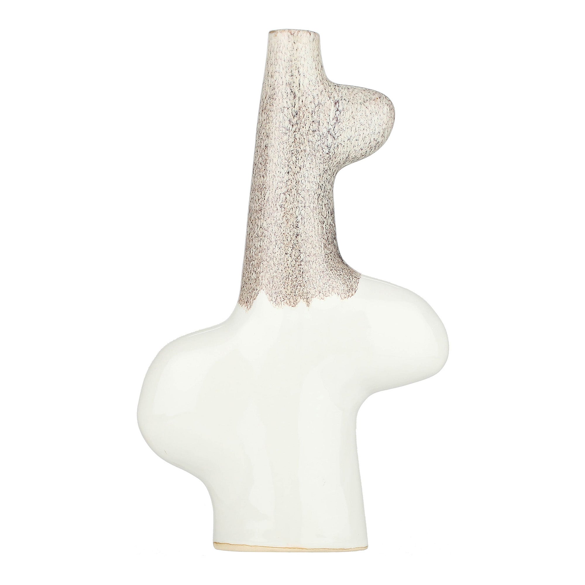 Vaza din ceramica, bej, 30 cm, Reagisco - SIMONA'S COLLECTION