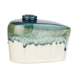 Vaza din ceramica, teal, 11 cm, Reagisco - SIMONA'S COLLECTION