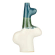 Vaza din ceramica, teal, 30 cm, Reagisco - SIMONA'S COLLECTION