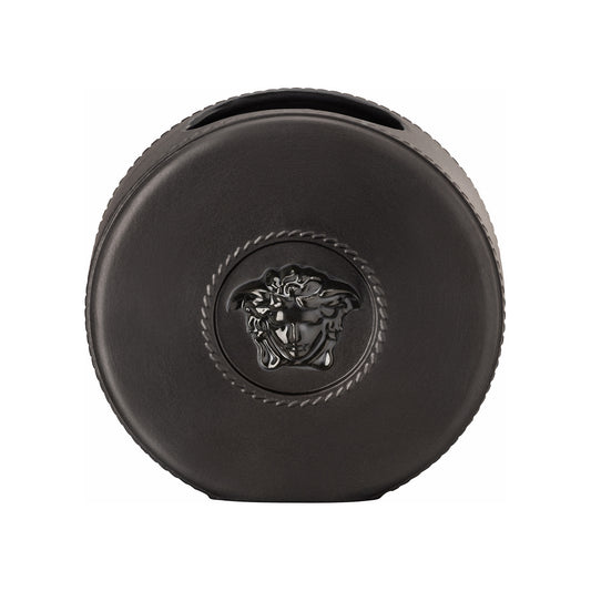 Vaza din portelan, 10 cm, La Medusa Mini Black - VERSACE