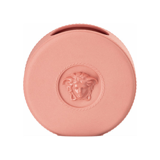 Vaza din portelan, 10 cm, La Medusa Mini Pink - VERSACE