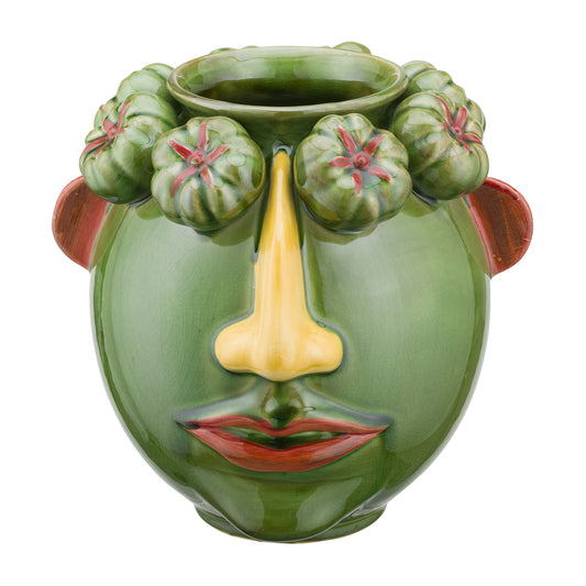 Vaza din portelan, verde, 25 cm, Arciboldo - SIMONA'S COLLECTION