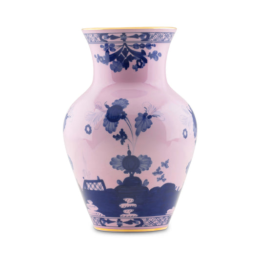 Vaza din portelan, 25 cm, Oriente Italiano Azalea - GINORI 1735