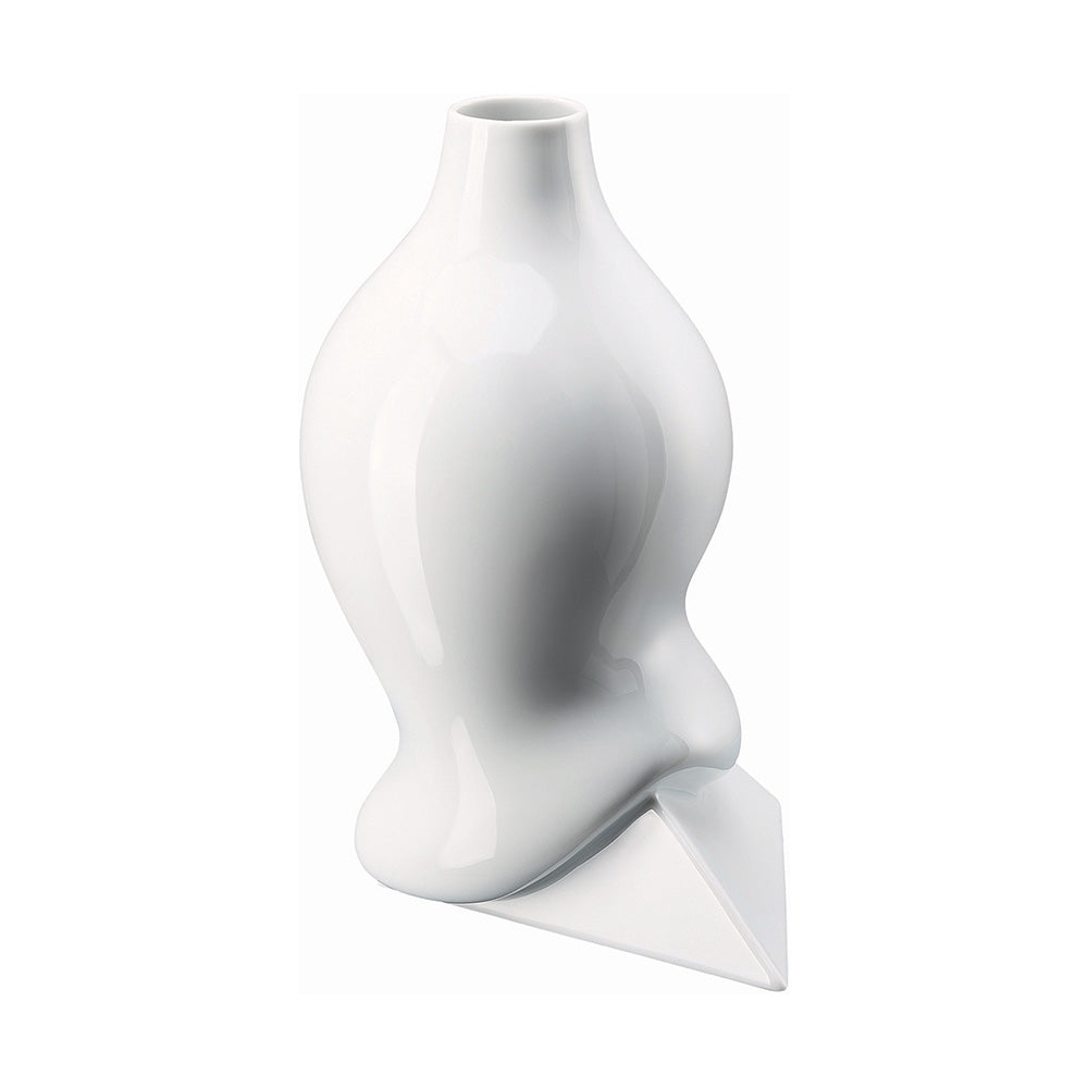 Vaza din portelan, 28 cm, Sirop White by Cedric Ragot - ROSENTHAL