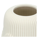 Vaza din portelan, Lino, alb, 38 cm - SIMONA'S COLLECTION