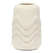 Vaza din portelan, Lino, alb, 38 cm - SIMONA'S COLLECTION
