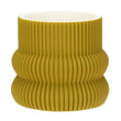 Vaza din portelan, Lino, galben mustar, 24x19 cm - SIMONA'S COLLECTION