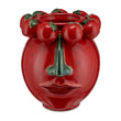 Vaza din portelan, rosu, 26 cm, Arciboldo - SIMONA'S COLLECTION