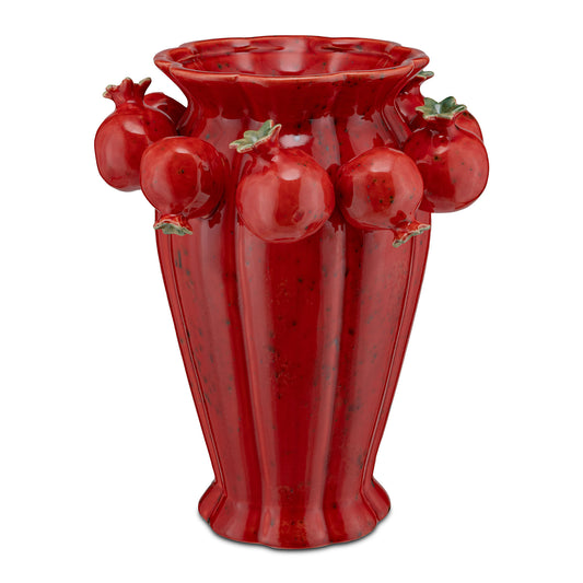 Vaza din portelan, rosu, 32 cm, Multigrani - SIMONA'S COLLECTION