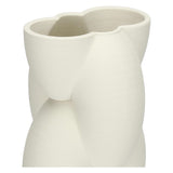 Vaza din portelan, Trama, alb, 15x39 cm - SIMONA'S COLLECTION