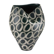 Vaza din portelan, verde inchis, 42 cm, Infinito - SIMONA'S COLLECTION