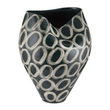 Vaza din portelan, verde inchis, 42 cm, Infinito - SIMONA'S COLLECTION