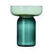 Vaza din sticla, 25 cm, verde/petrol, Aura - ICHENDORF