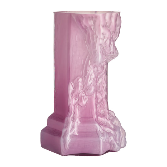 Vaza din sticla cristalina, Cool Pink, 35 cm, Rocky Baroque by Hanna Hansdotter - KOSTA BODA